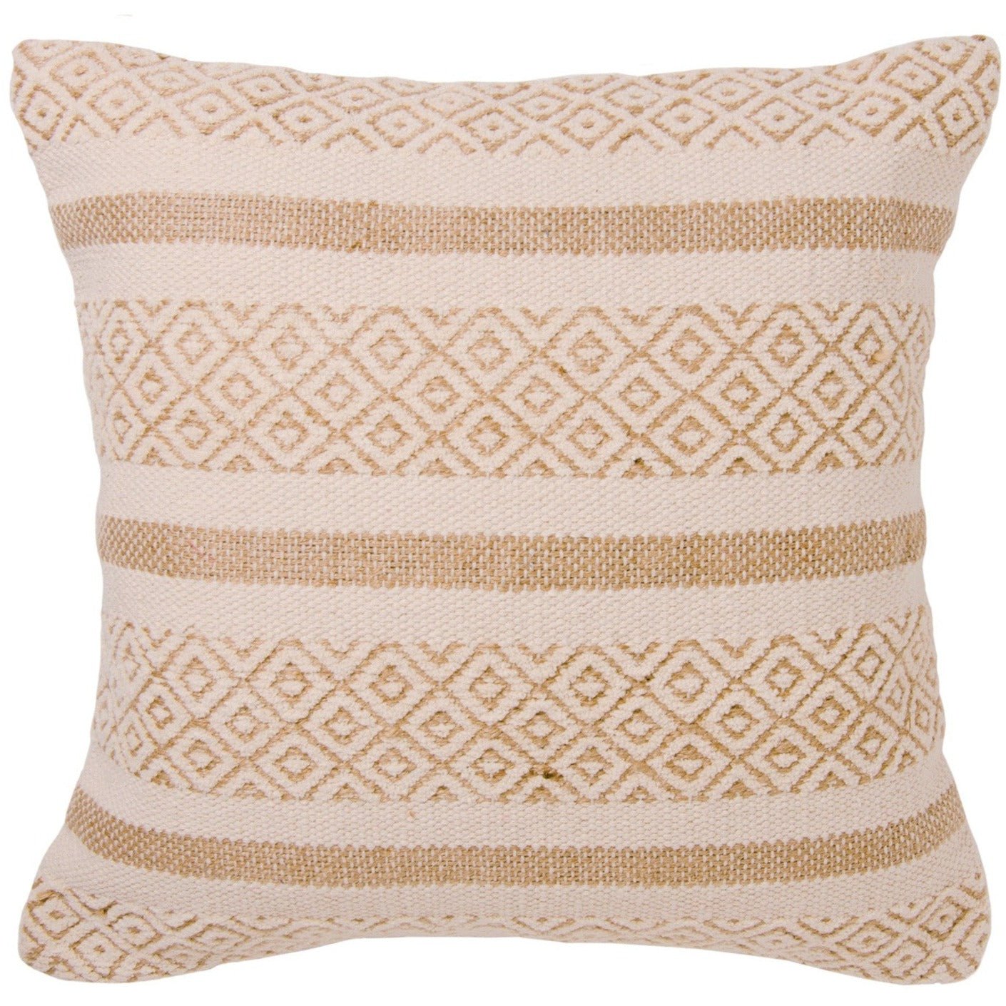 Mandani Handloom Chenille Jute Cushion - CC397 - Uneeka